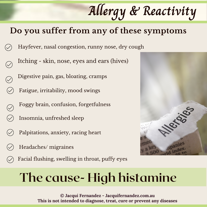 Managing allergy and reactivity